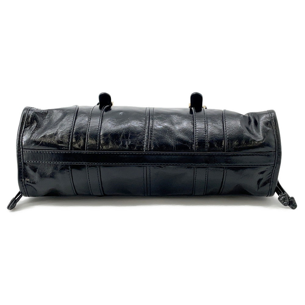 PRADA Shoulder Bag Black1BD376 Leather Size Medium