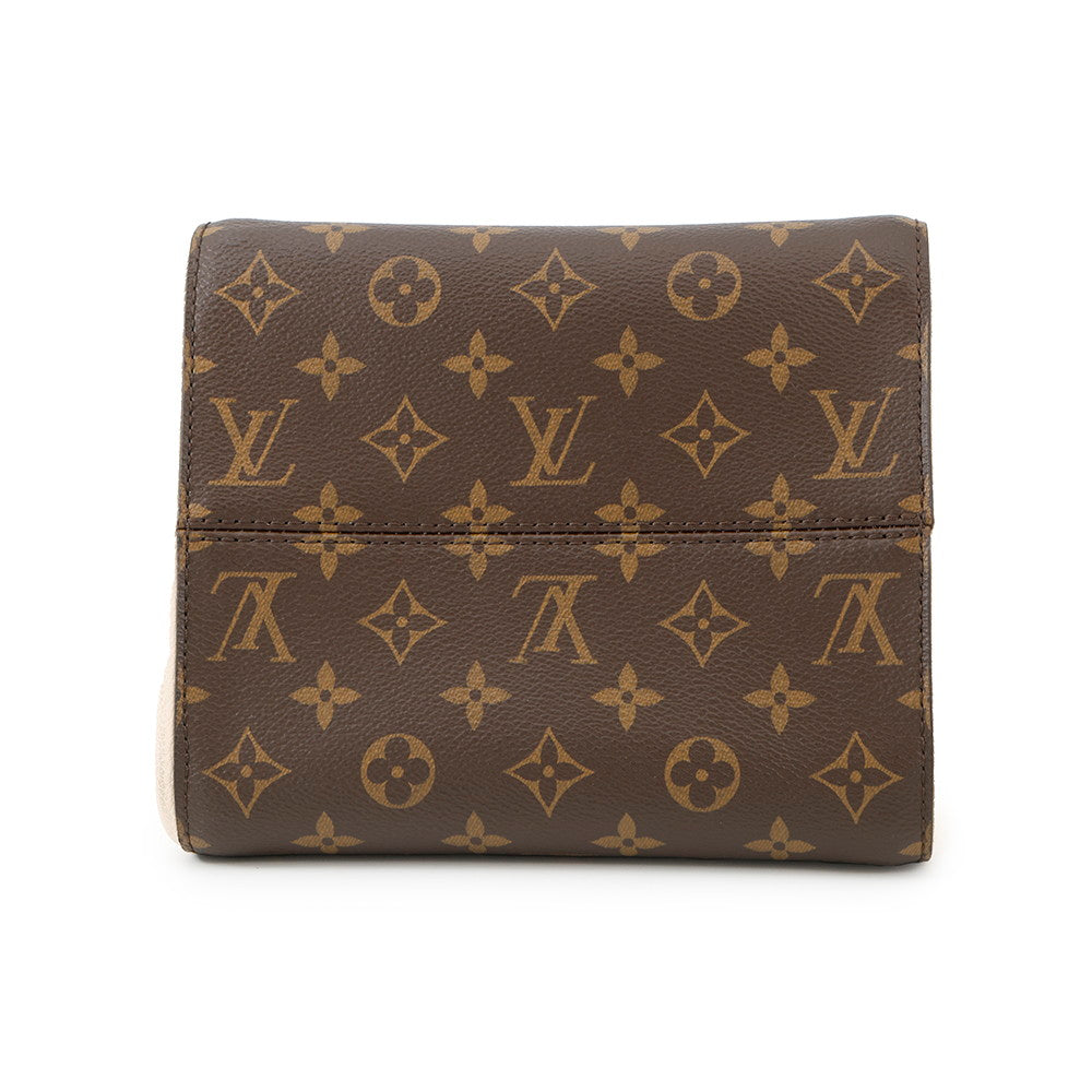 LOUIS VUITTON Fold tote Cerise/Cream/BrownM45389 Monogram Calf Leather Size PM