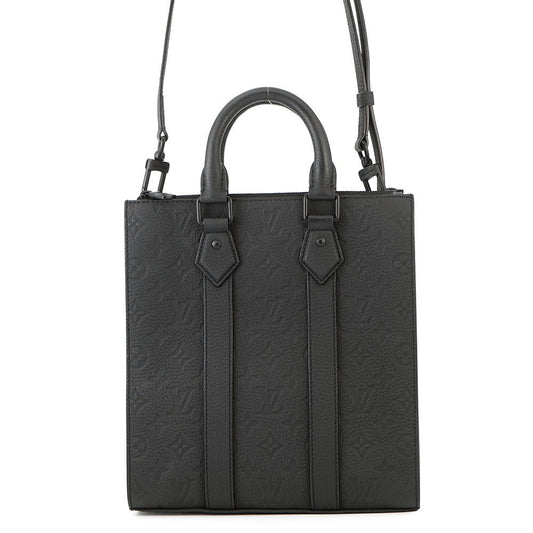 LOUIS VUITTON Sac Plat BlackM21884 Monogram?Taurillon