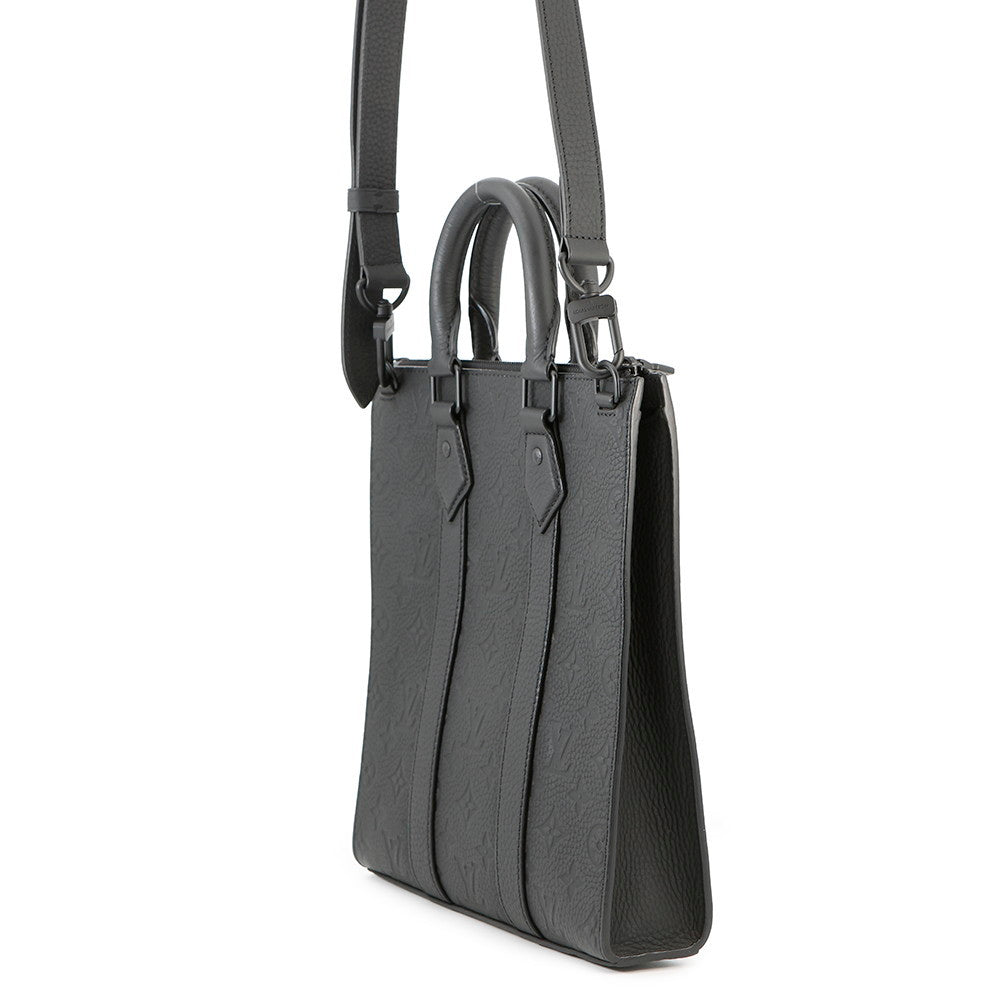 LOUIS VUITTON Sac Plat BlackM21884 Monogram?Taurillon