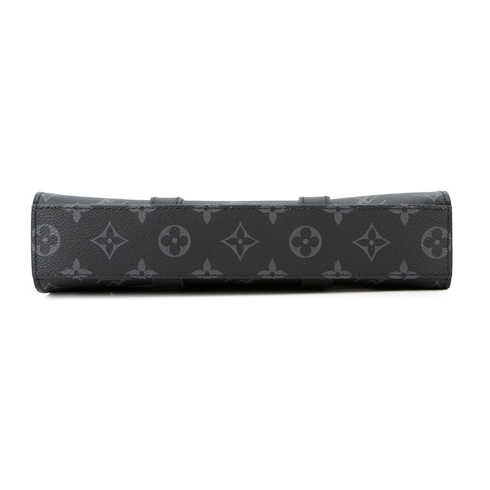 LOUIS VUITTON Sac Plat NoirM46098 Monogram Eclipse