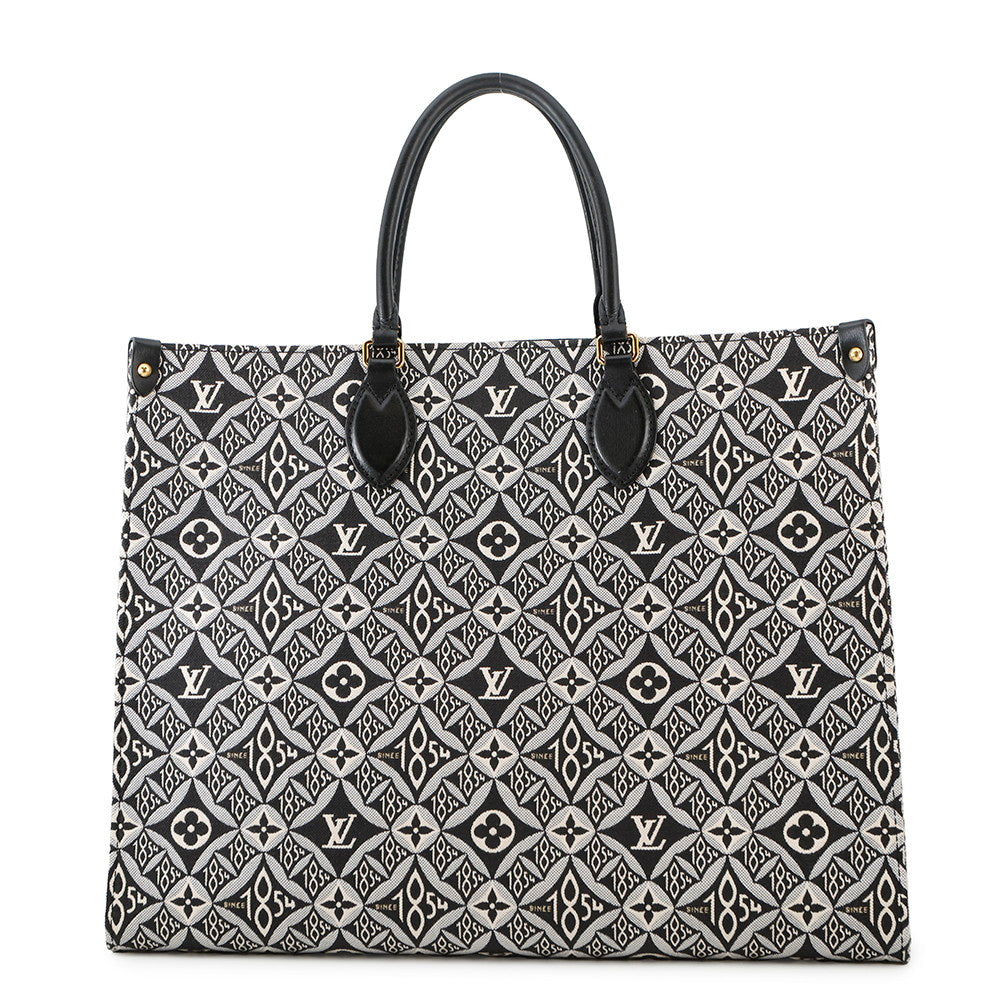 LOUIS VUITTON Onthego NoirM57207 Monogram?Jacquard SINCE1854 Size GM