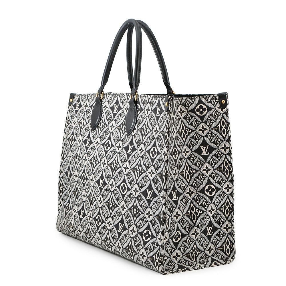 LOUIS VUITTON Onthego NoirM57207 Monogram?Jacquard SINCE1854 Size GM