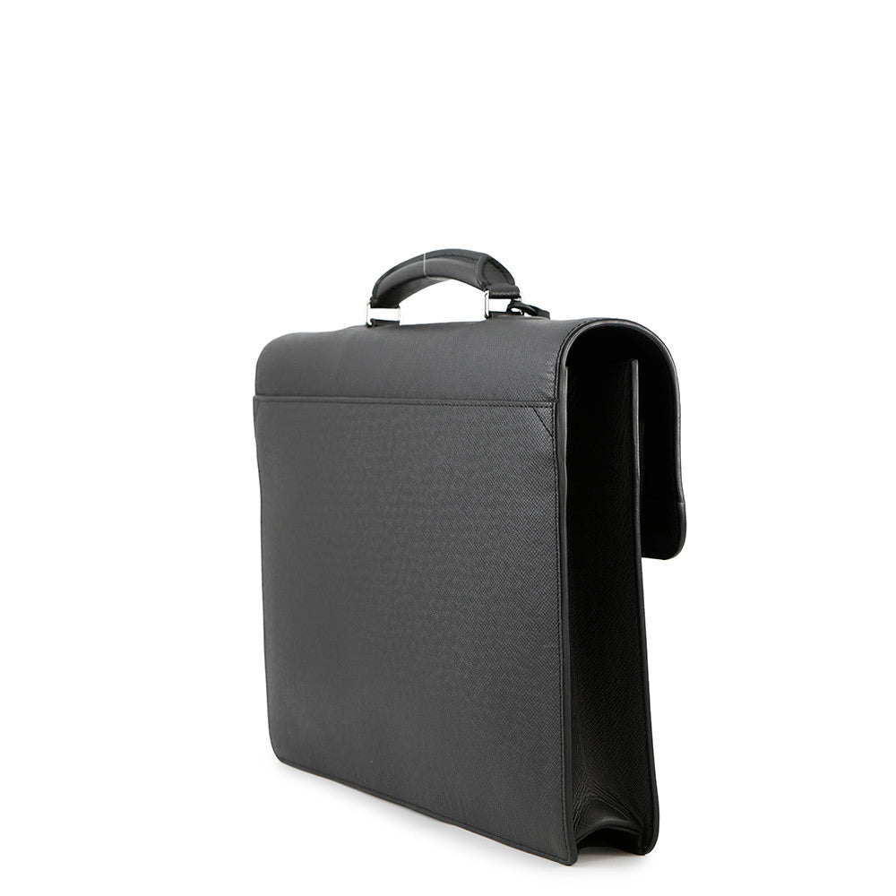 LOUIS VUITTON Associe Cartable NoirM33418 Taiga Leather