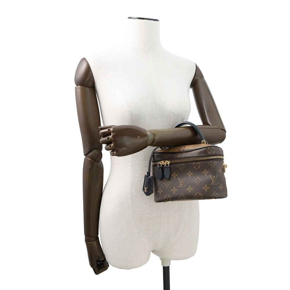 LOUIS VUITTON Vanity NV NoirM45165 Monogram Monogram Reverse Canvas Size PM