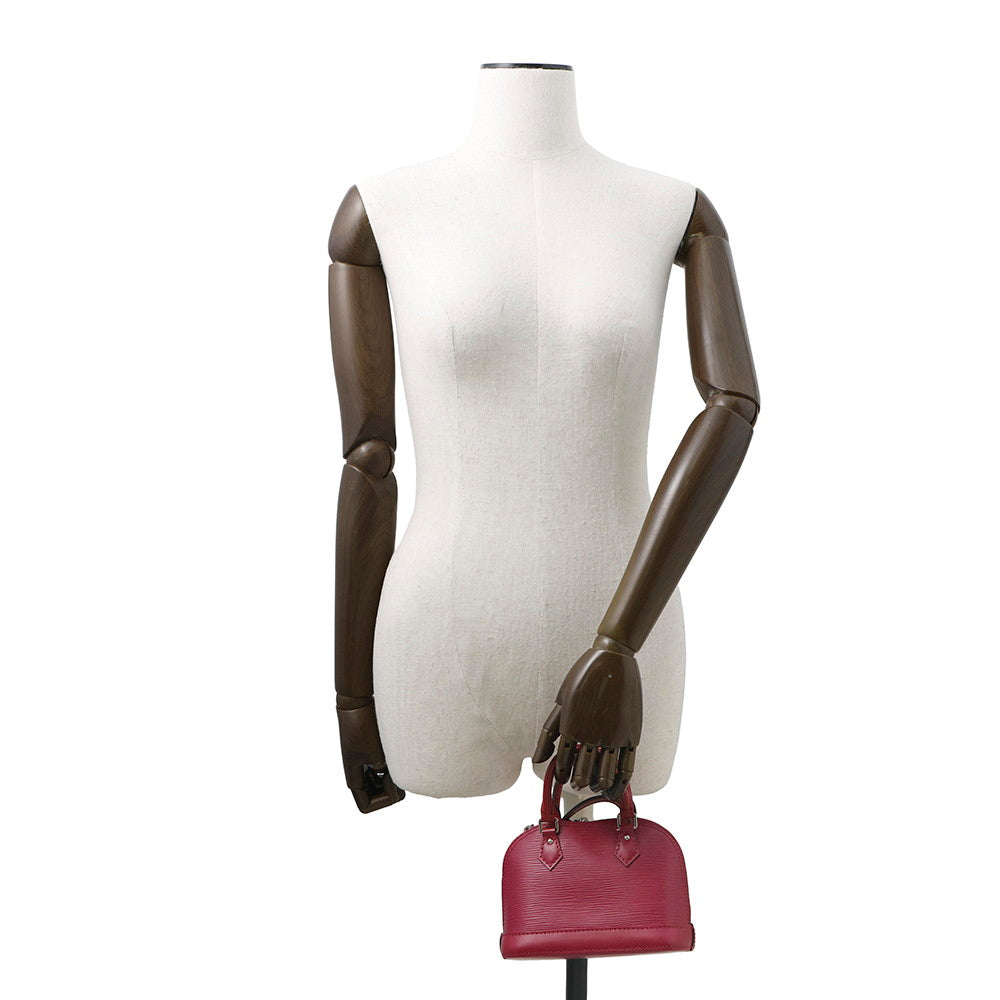 LOUIS VUITTON Nano Alma FuchsiaM50631 Epi Leather Size Nano