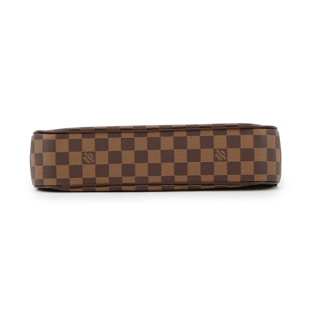 LOUIS VUITTON Aubagne RedN51129 Damier Ebene Canvas