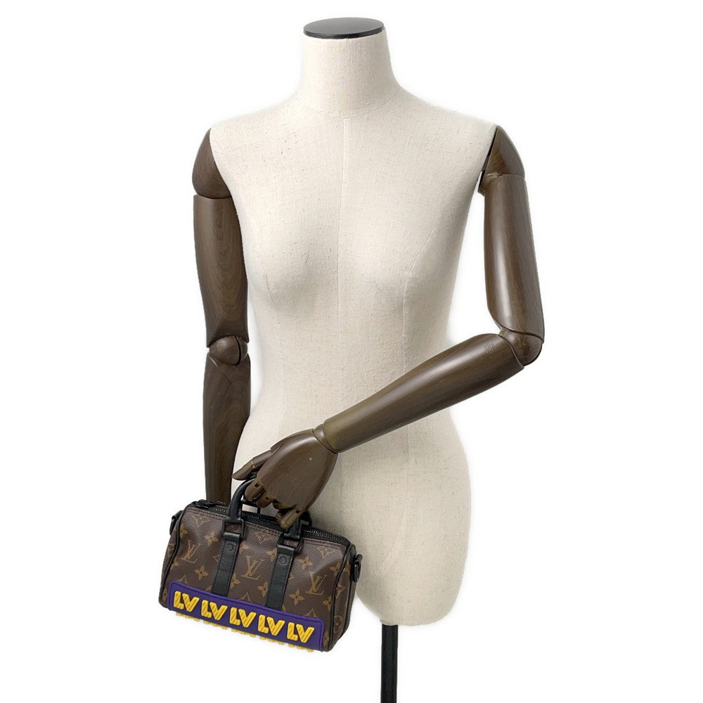 LOUIS VUITTON Keepall NoirM45788 Monogram LV rubber Size XS