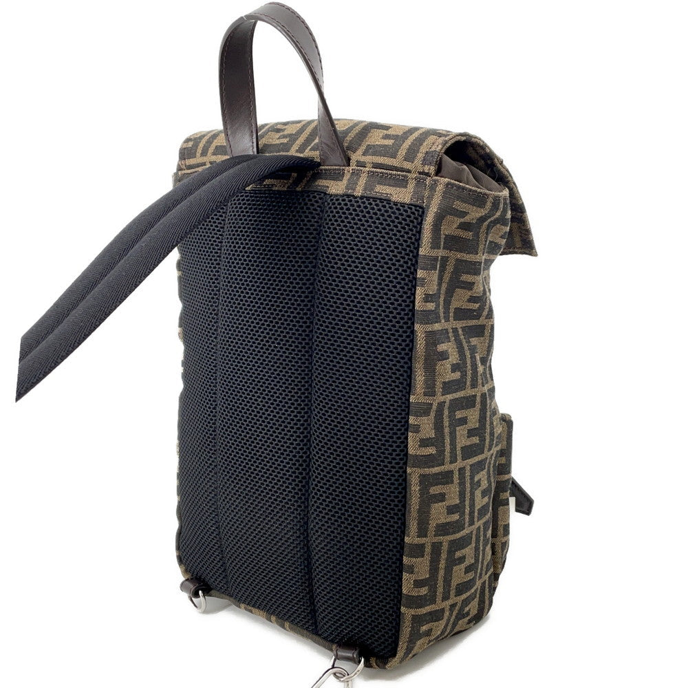 FENDI FENDI Ness Crossbody Bag Brown/Black7VZ067 Canvas Leather