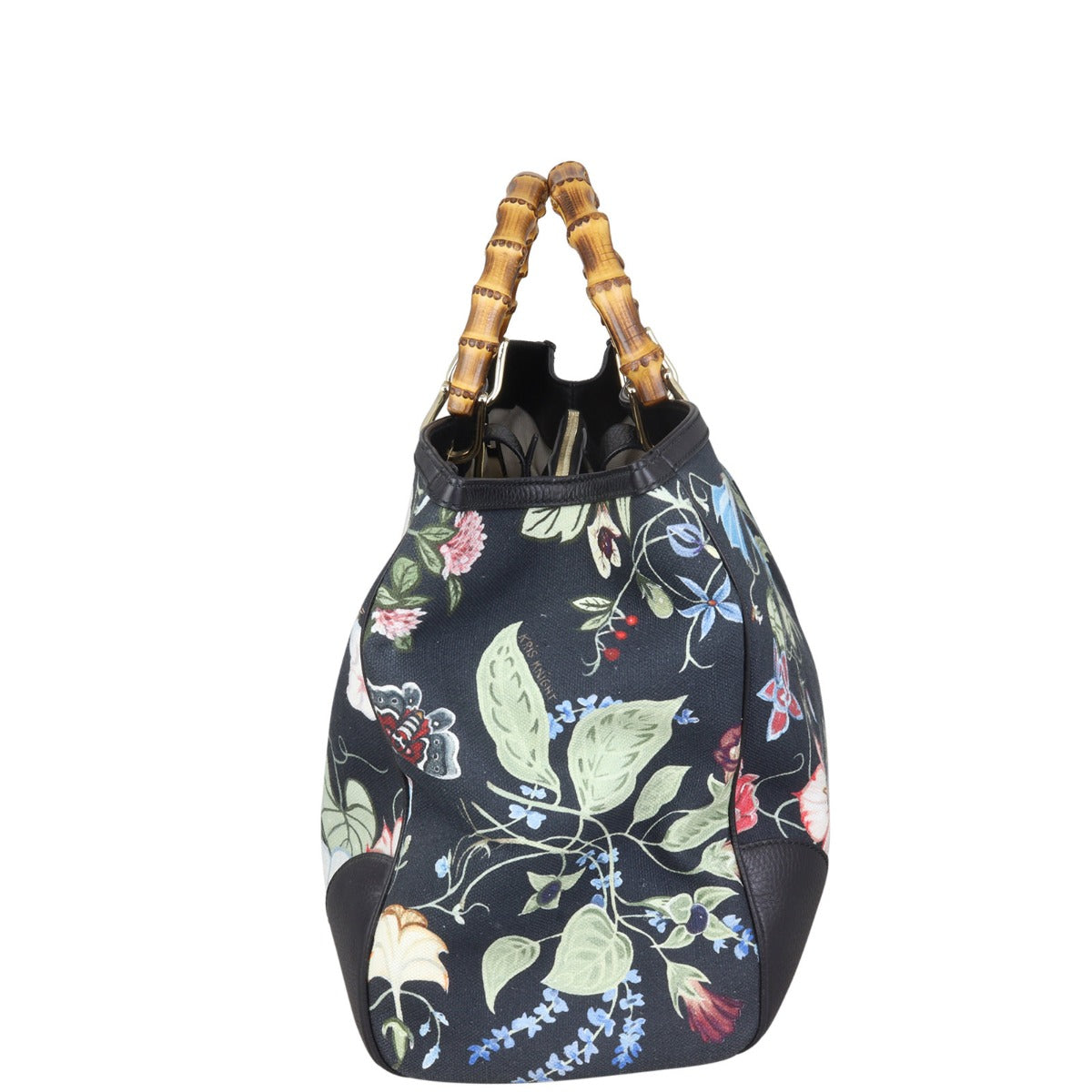 Gucci Flora Knight Bamboo Shopper Tote Large