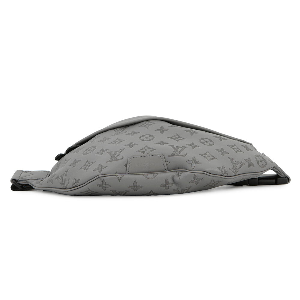 LOUIS VUITTON Discovery?Bumbag GrayM46108 Monogram Shadow Size PM
