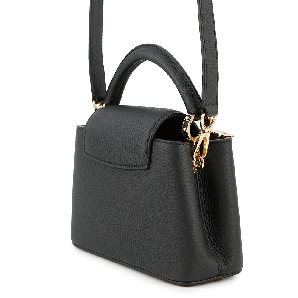 LOUIS VUITTON Capucines MINI NoirM11342 Taurillon Leather Size MINI