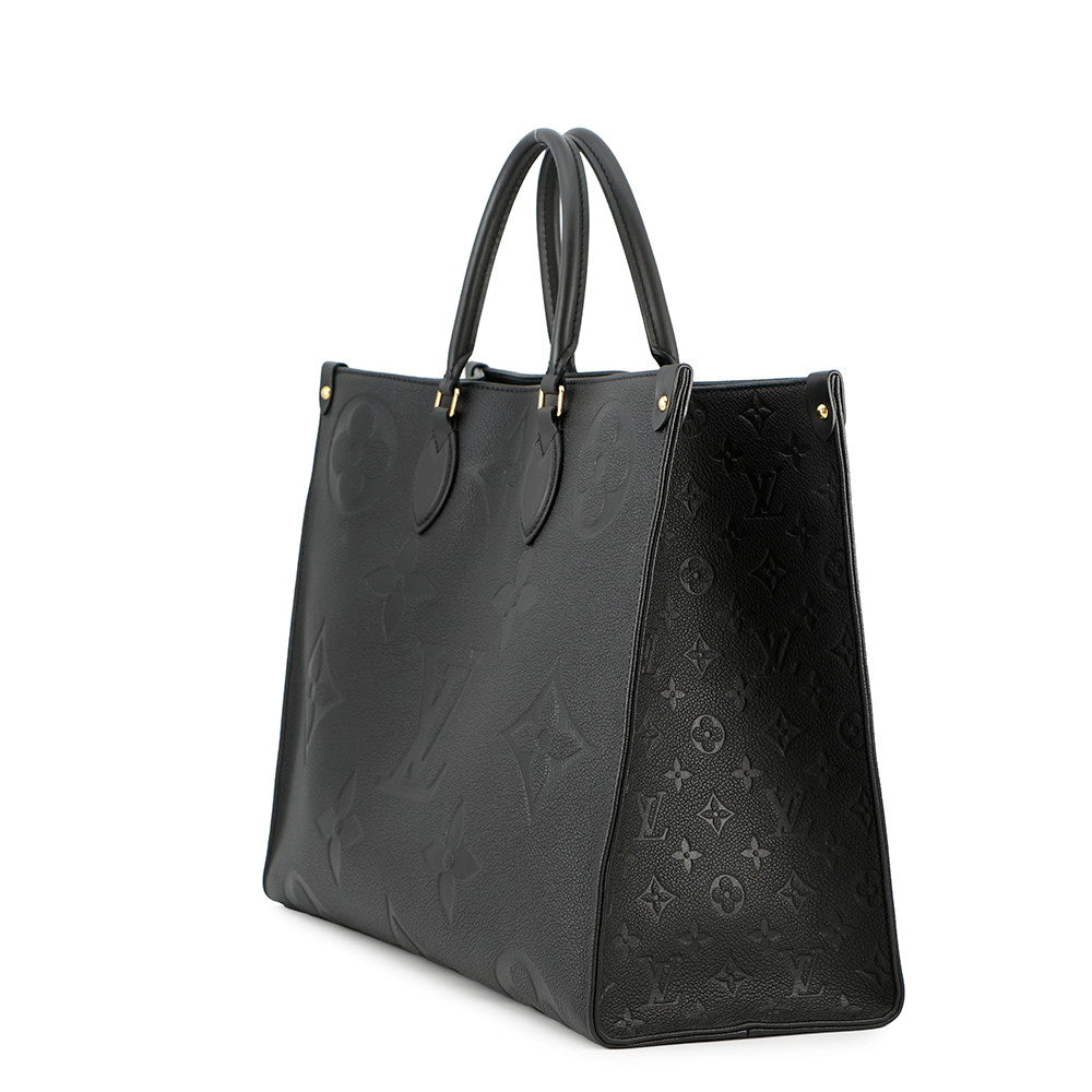 LOUIS VUITTON Onthego NoirM44925 Monogram Empreinte Leather Size GM