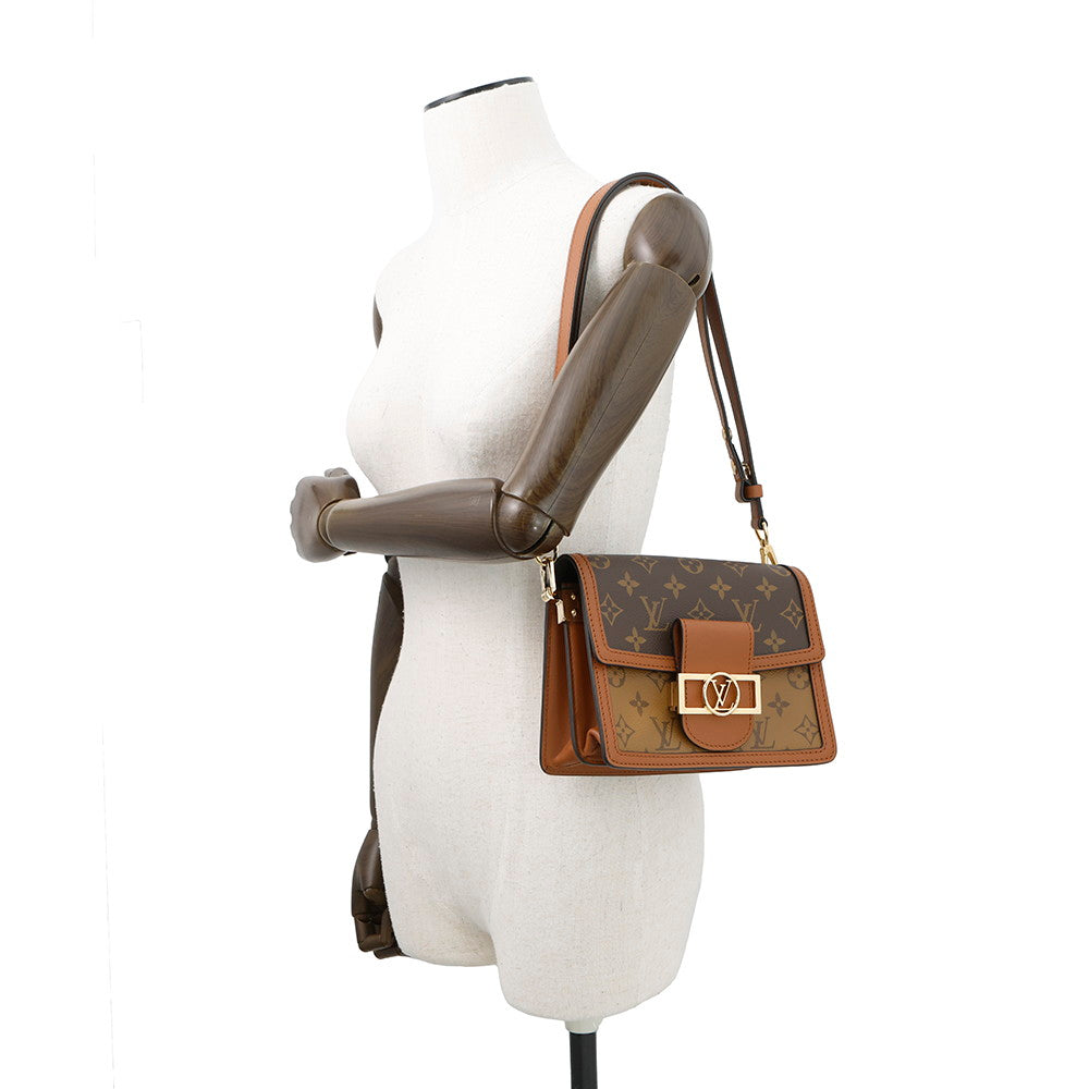 LOUIS VUITTON Dauphine NoirM45959 Monogram Reverse Canvas Size MINI