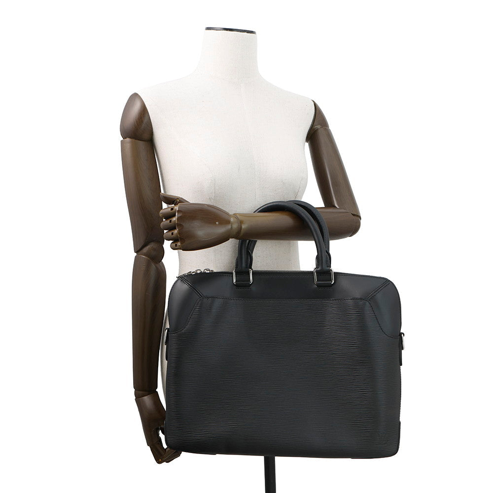 LOUIS VUITTON Oliver Briefcase NoirM51689 Epi Leather
