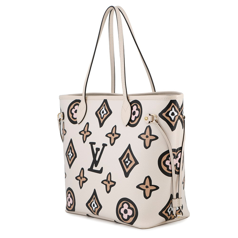 LOUIS VUITTON Neverfull claimM45819 Monogram Wild at Heart Size MM