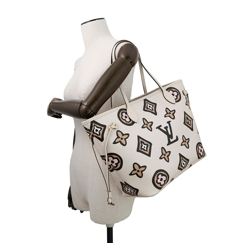 LOUIS VUITTON Neverfull claimM45819 Monogram Wild at Heart Size MM