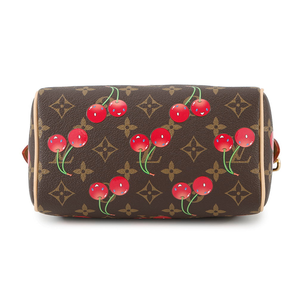 LOUIS VUITTON LV × TM Speedy Bandouliere RedM13094 Monogram Cherry Size 20