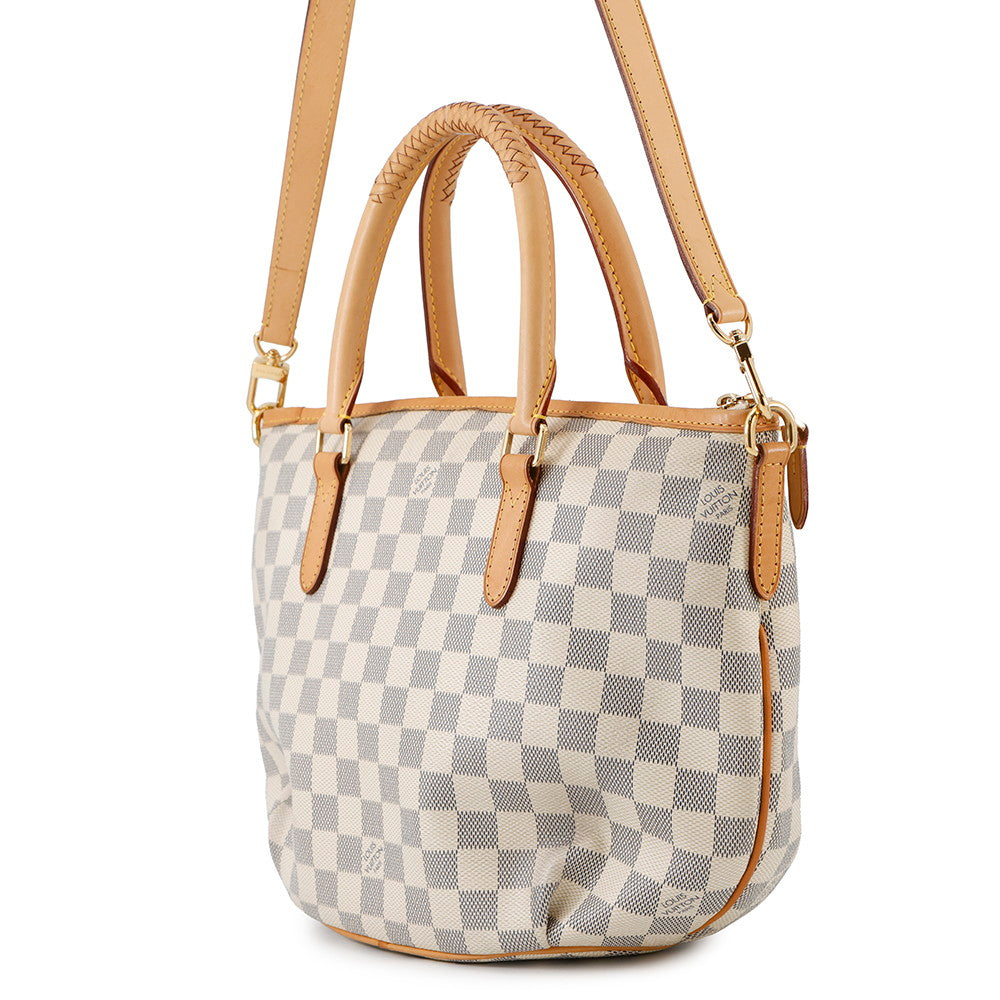 LOUIS VUITTON Riviera BeigeN48250 Damier Azur Size PM