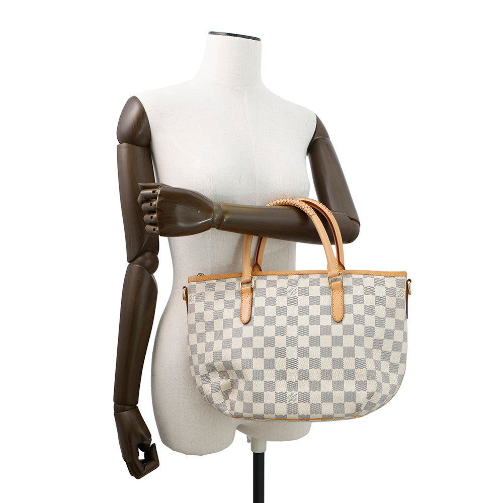 LOUIS VUITTON Riviera BeigeN48250 Damier Azur Size PM