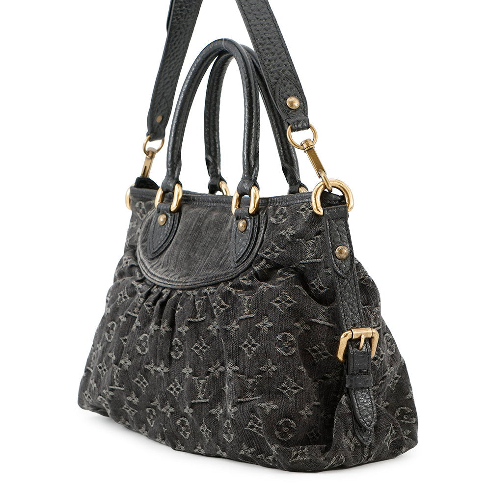 LOUIS VUITTON Neo Kavy NoirM95351 Monogram Denim Size MM