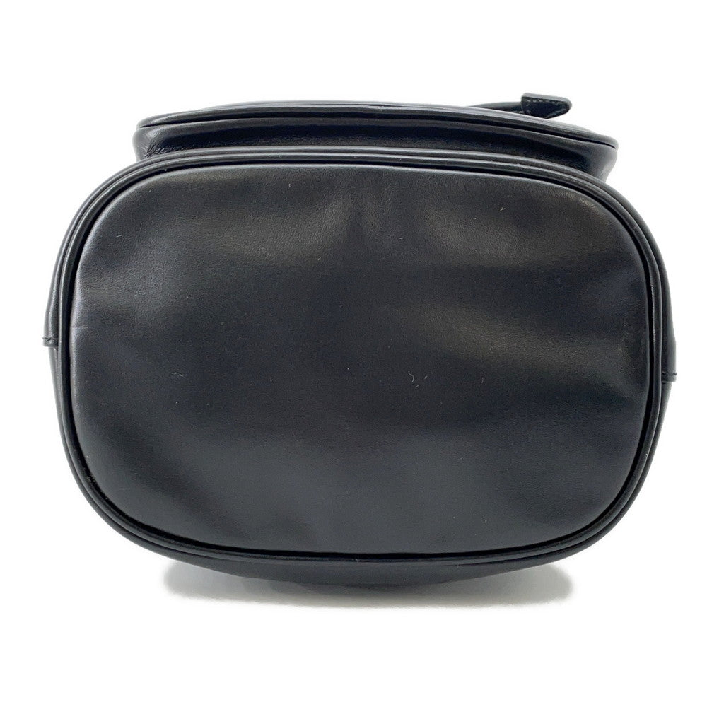 PRADA Duet Drawstring Bag Shoulder Bag Black1BH038 Soft Calf Leather