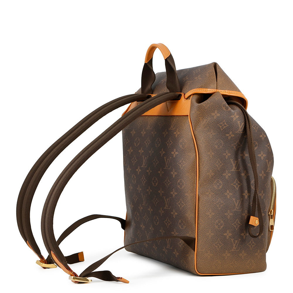 LOUIS VUITTON Montsouris?Backpack BrownM11540 Monogram?Dust