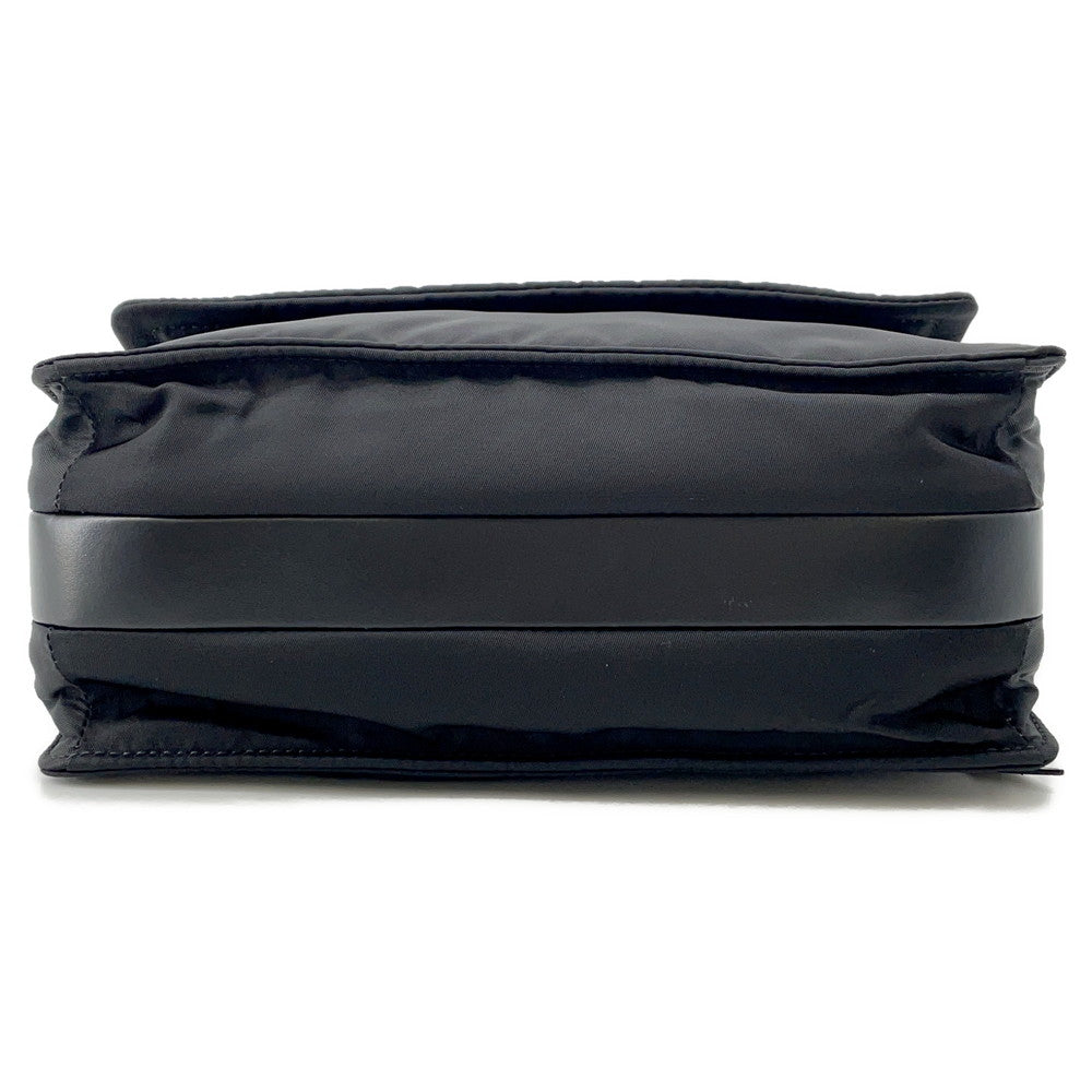 PRADA Padded Re-Nylon Shoulder Bag Black1BD313 Nylon Leather Size Small