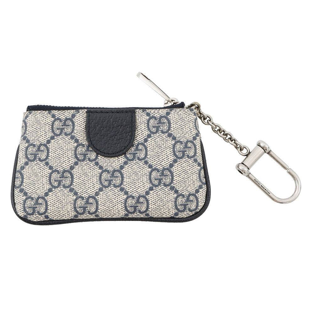 GUCCI Ophidia Key Case Beige/Navy671722 GG Supreme Leather