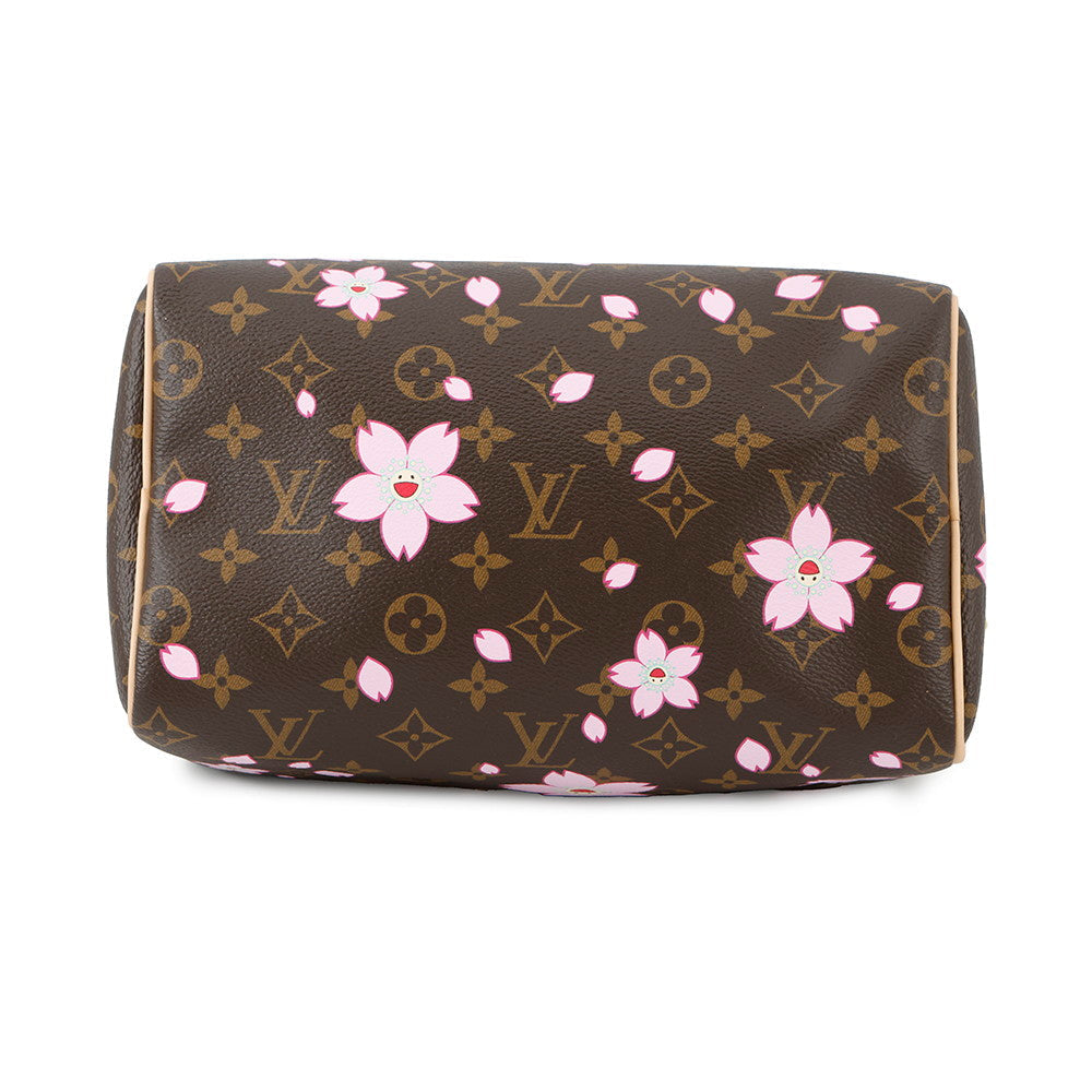 LOUIS VUITTON LV × TM Speedy Bandouliere Sakura BrownM14174 Monogram Size 25