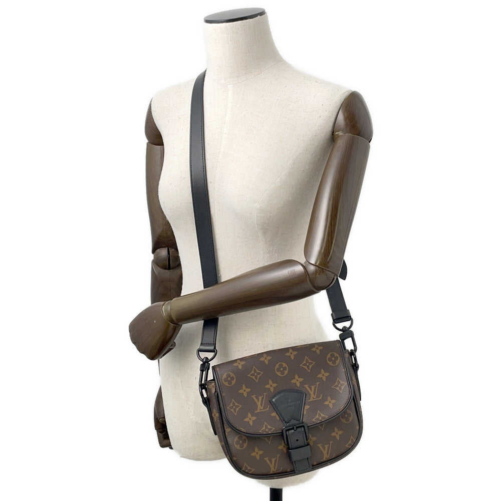 LOUIS VUITTON Montsouris Messenger NoirM47060 Monogram Macassar Canvas Size PM