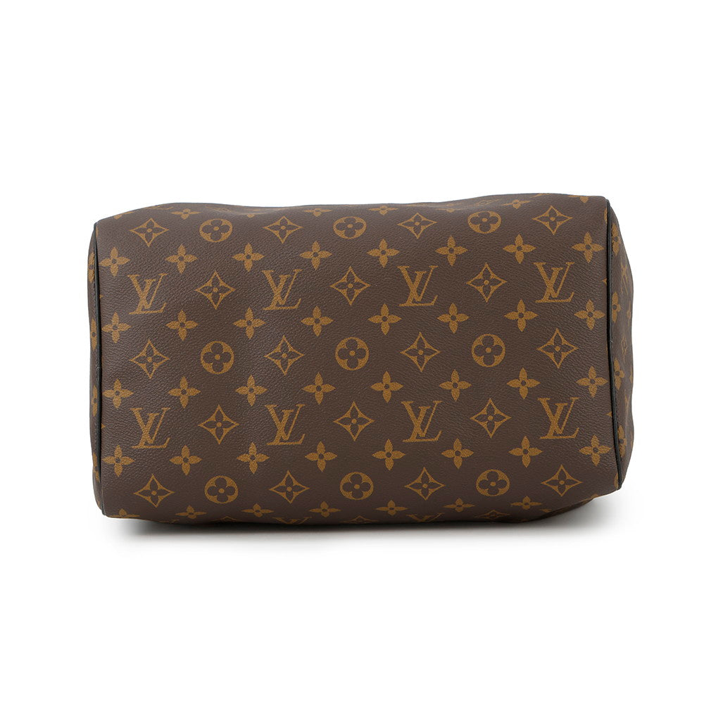 LOUIS VUITTON Speedy Bandouliere Soft NoirM12243 Monogram Size 30