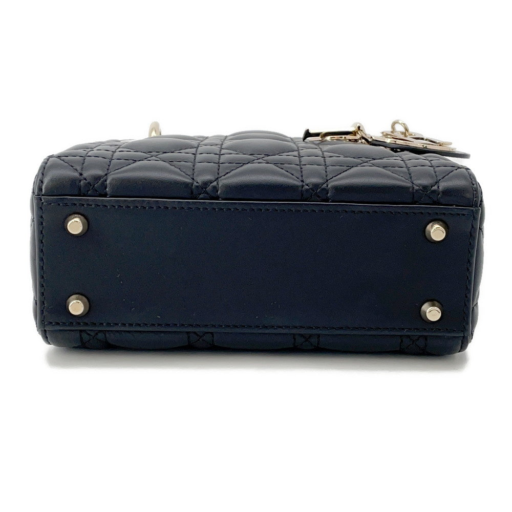Dior Lady Dior BlackM0505 ONGE-M900 Lambskin Size Mini