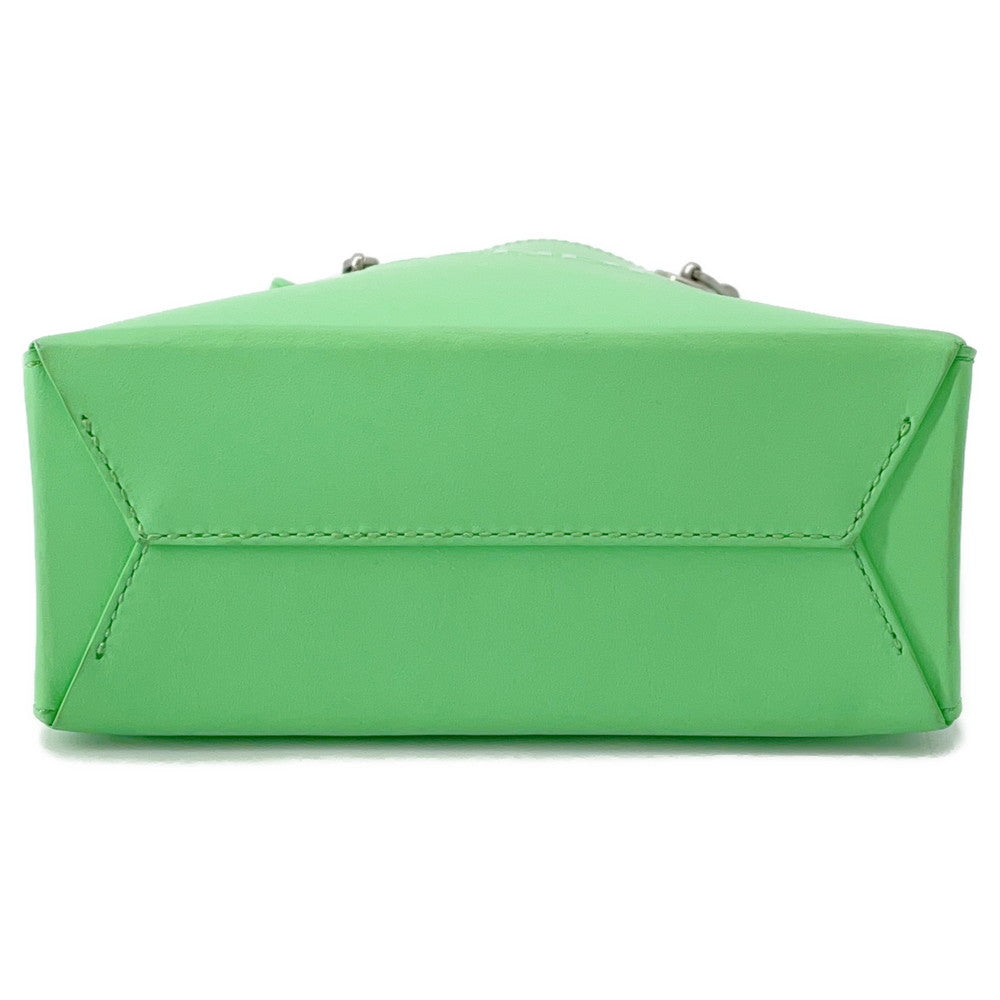 FENDI Small Shopping Bag Light Green8BH382 Leather Size Small