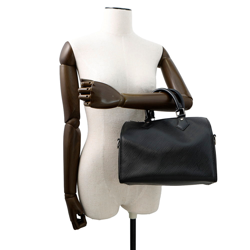 LOUIS VUITTON Speedy Bandouliere NoirM51278 Epi Leather Size 25