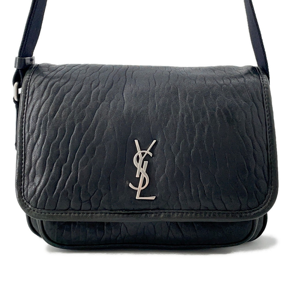 SAINT LAURENT PARIS Niki Shoulder Bag Black776611 Leather Size Small