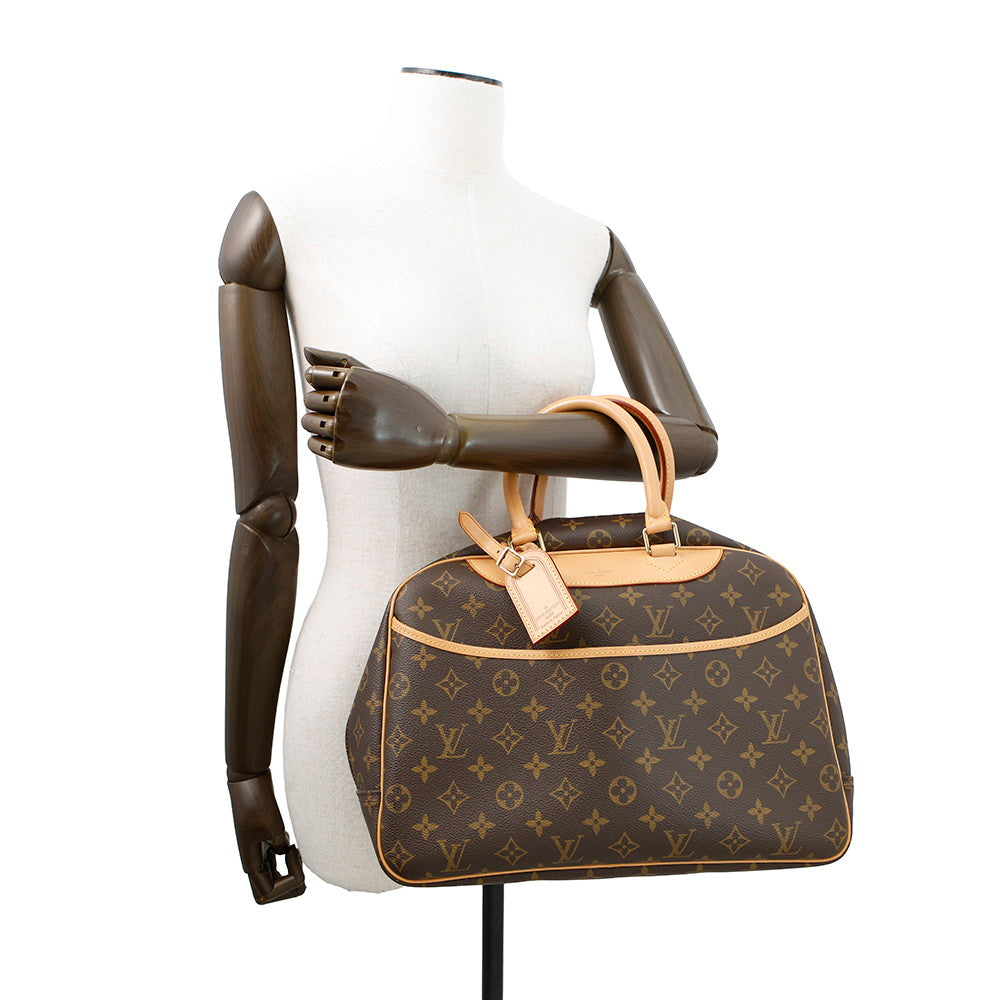 LOUIS VUITTON Deauville Bowling Vanity BrownM47270 Monogram