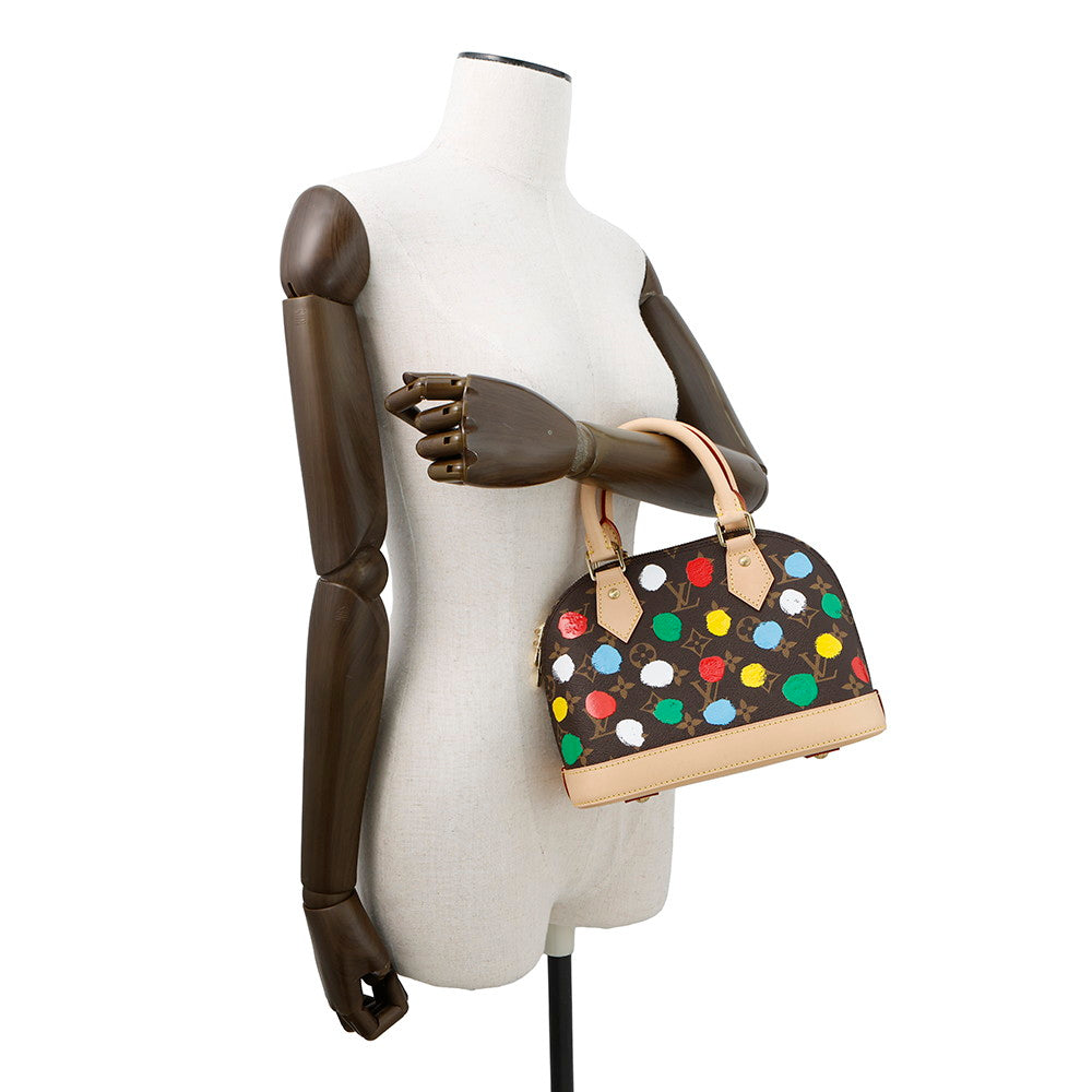 LOUIS VUITTON LV × YK Alma BB BrownM46431 Monogram Painted Dot