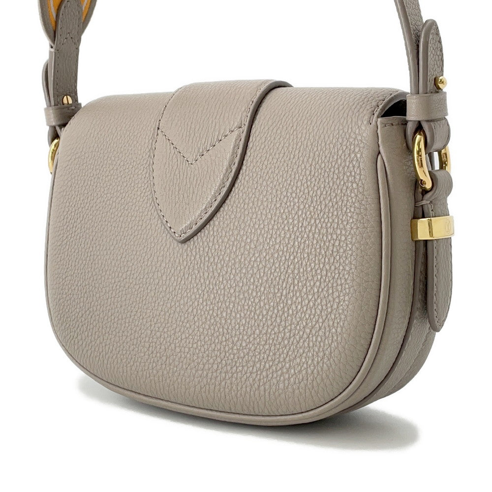 LOUIS VUITTON Pont Neuf Soft GreigeM58728 Calf Leather Size PM
