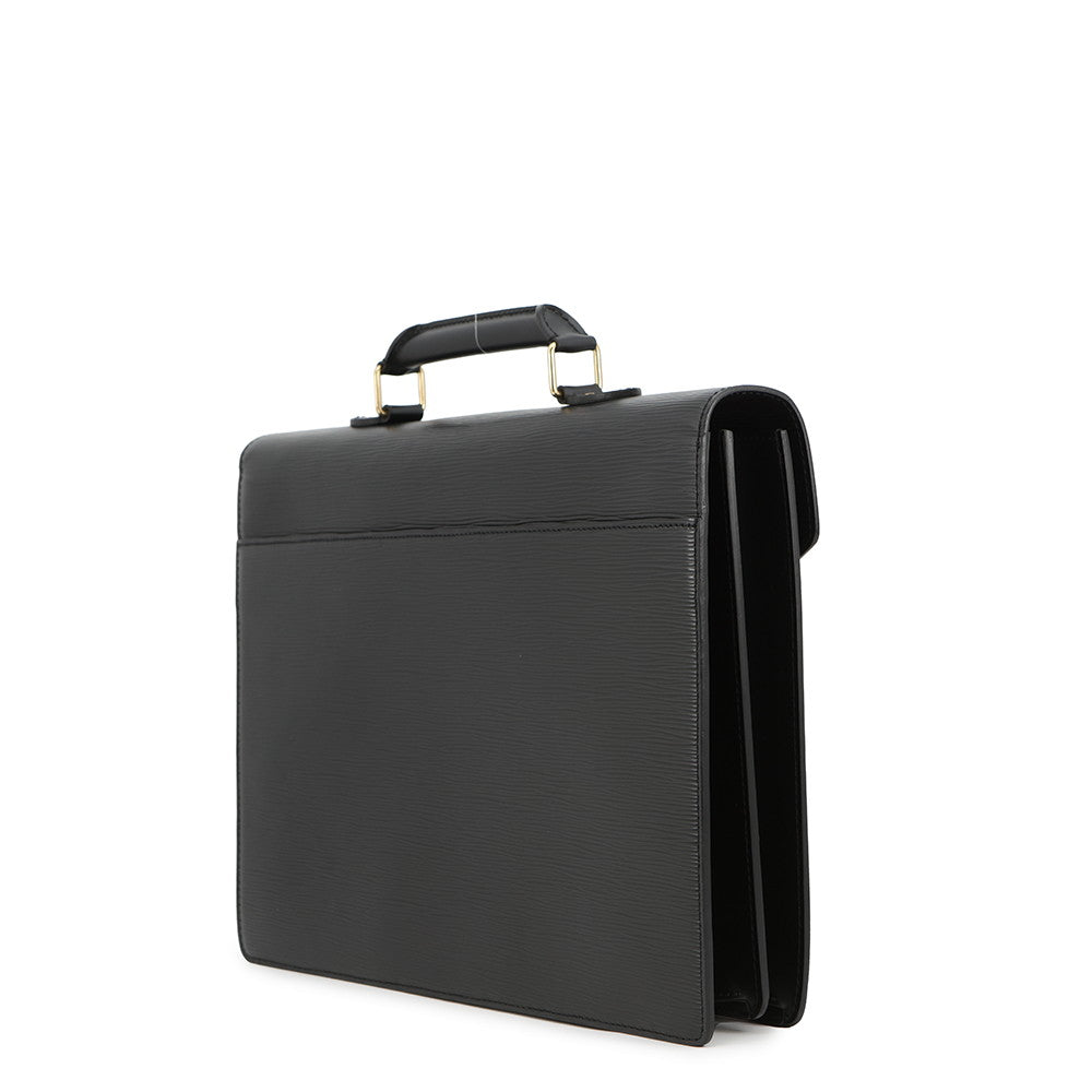 LOUIS VUITTON Serviette?Conseiller NoirM54422 Epi Leather
