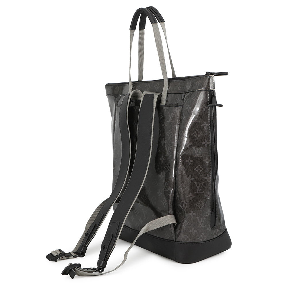 LOUIS VUITTON Zipped Tote Gray/NoirM43900 Monogram Eclipse Glaze