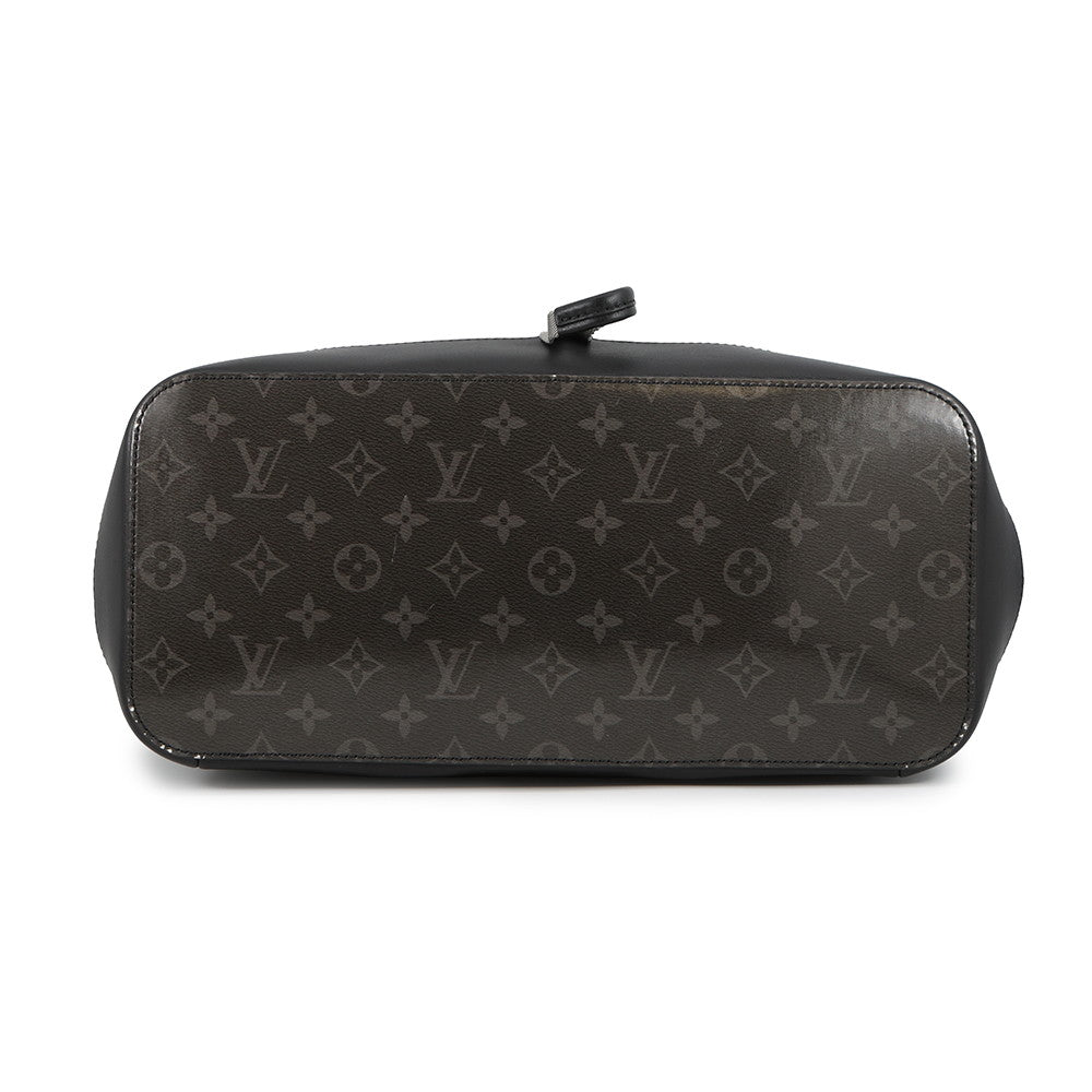 LOUIS VUITTON Zipped Tote Gray/NoirM43900 Monogram Eclipse Glaze