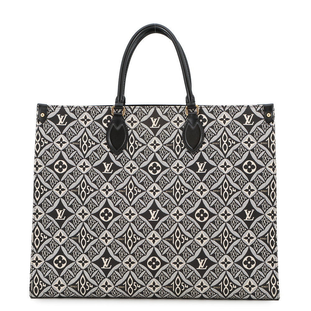 LOUIS VUITTON Onthego NoirM57207 Monogram?Jacquard SINCE1854 Size GM