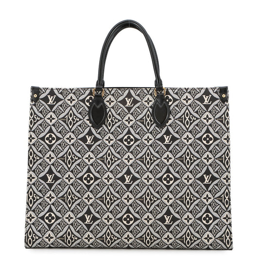 LOUIS VUITTON Onthego NoirM57207 Monogram?Jacquard SINCE1854 Size GM