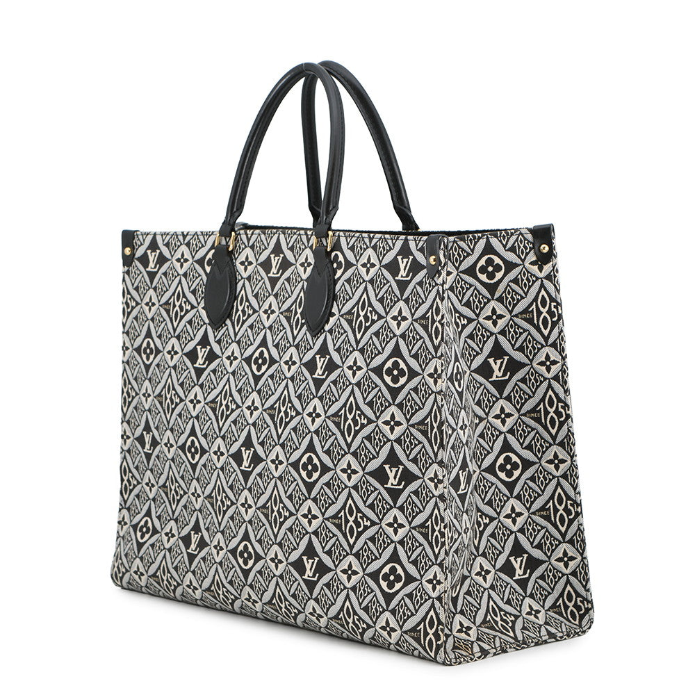 LOUIS VUITTON Onthego NoirM57207 Monogram?Jacquard SINCE1854 Size GM