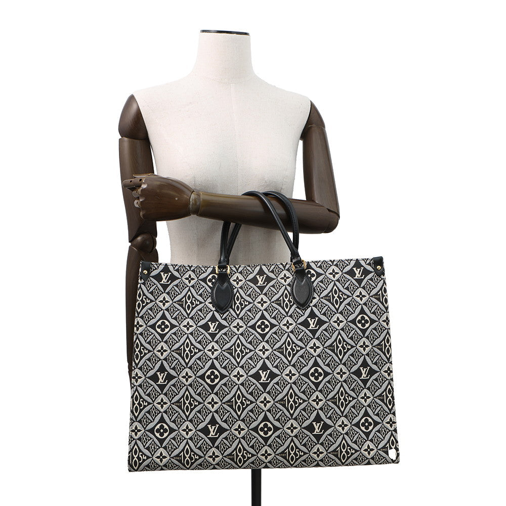LOUIS VUITTON Onthego NoirM57207 Monogram?Jacquard SINCE1854 Size GM