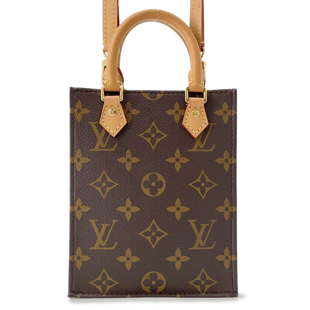 LOUIS VUITTON Petit Sac Plat BrownM81295 Monogram