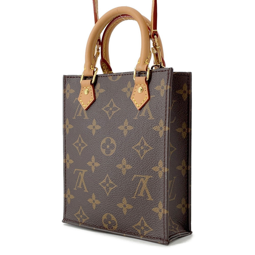 LOUIS VUITTON Petit Sac Plat BrownM81295 Monogram