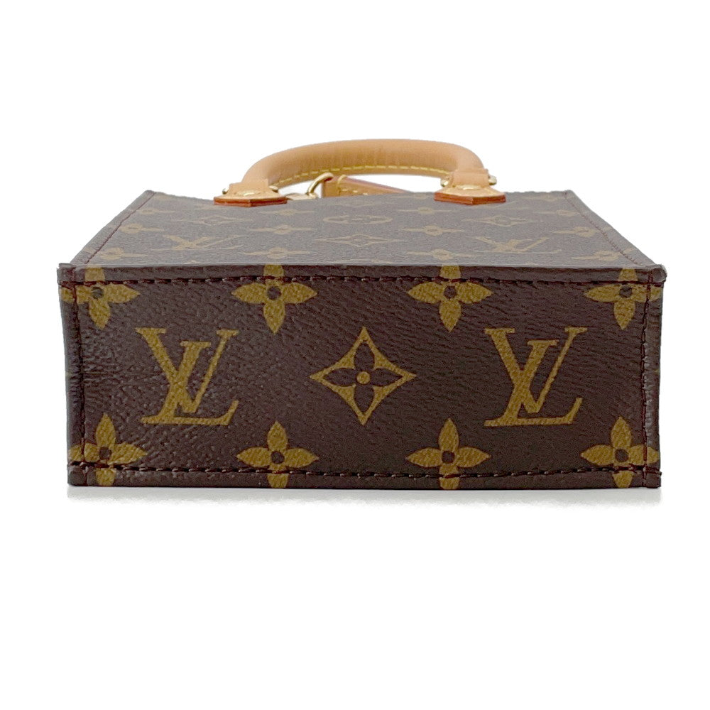 LOUIS VUITTON Petit Sac Plat BrownM81295 Monogram