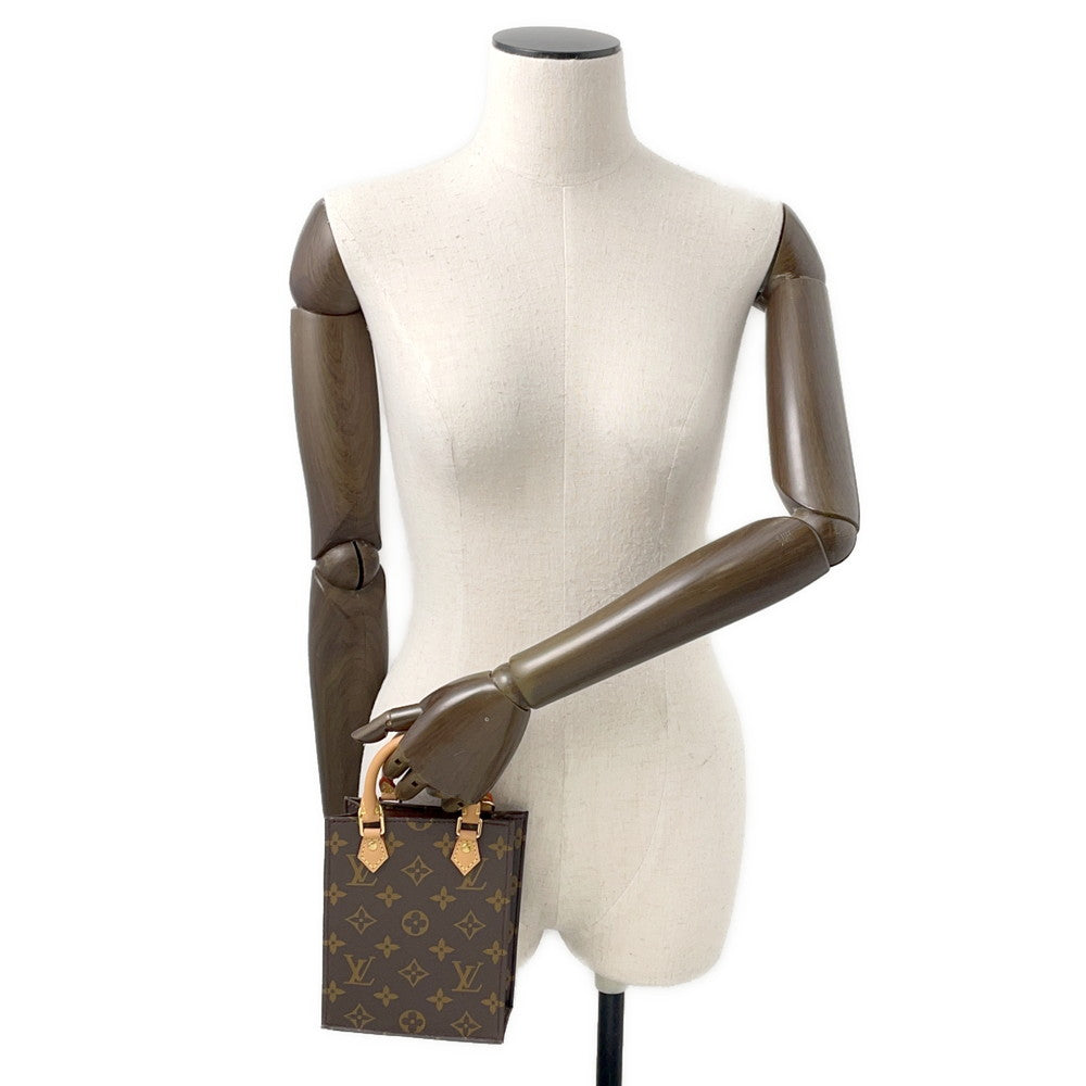 LOUIS VUITTON Petit Sac Plat BrownM81295 Monogram